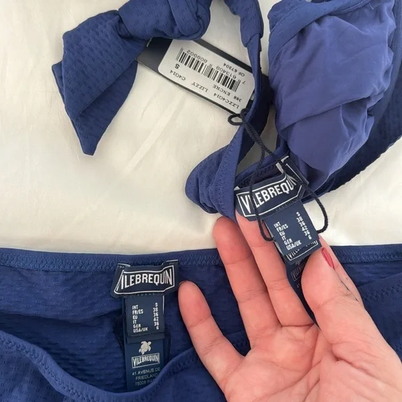 NWT! Vilebrequin Women's Lizzy Ruffled Underwire Bikini Set Small